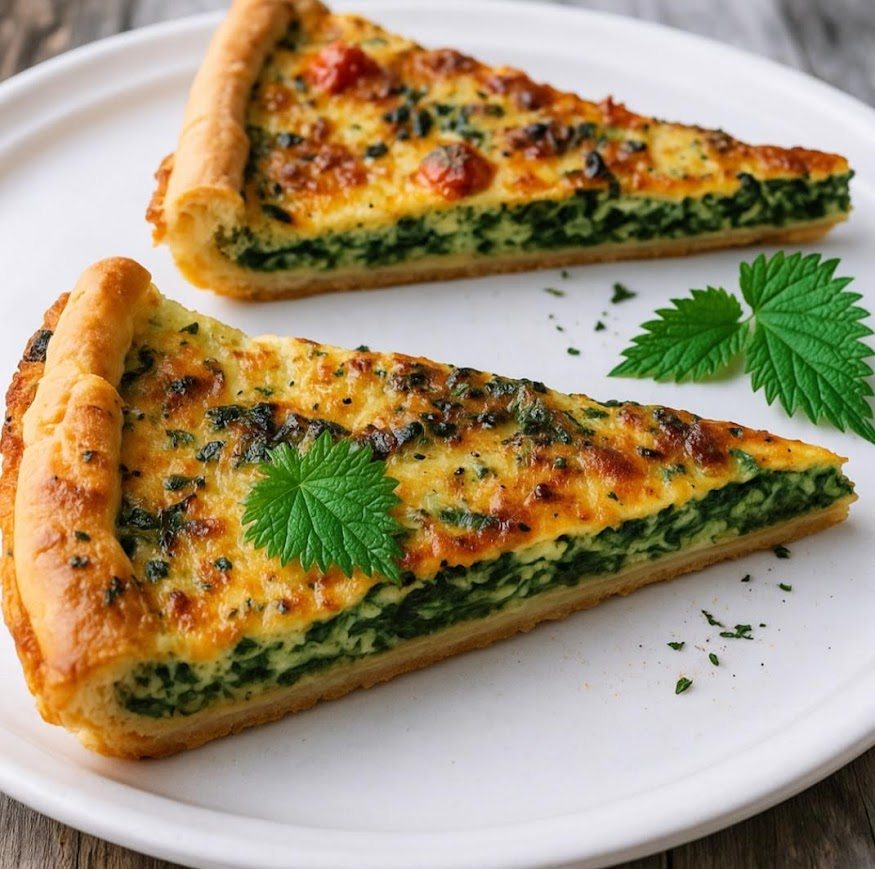 photo quiche plantes sauvages